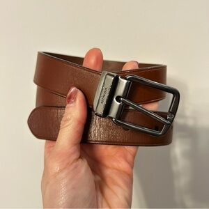 Coach Brown Leather Belt